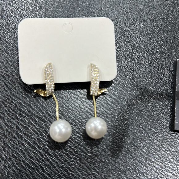 Pearl Earrings For Women, Luxury Round Pearl Earrings, Shinning Luxury Round - Picture 7 of 12